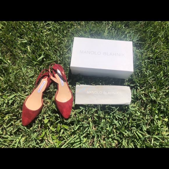 Gently used Manolo Blahinik 39.5 EU will fit US8 - Picture 6 of 6